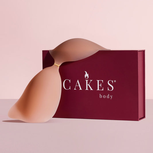 CAKES Invisible Push-Up Bra for Deep Necklines